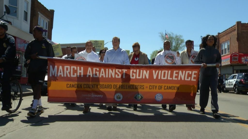 Camden Residents March for an End to Gun Violence