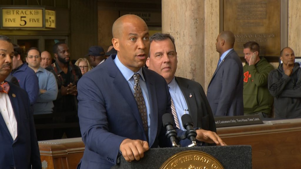 Christie, Booker Call for Federal Attention, Funding for Northeast Corridor