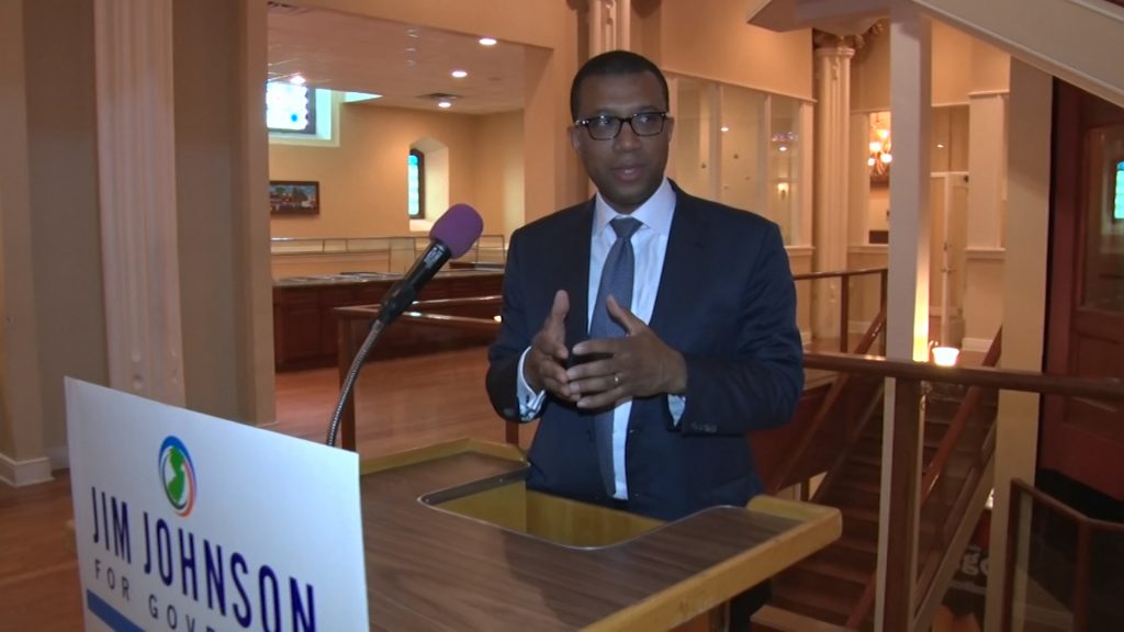 Jim Johnson holds lively town hall in Newark days before primary