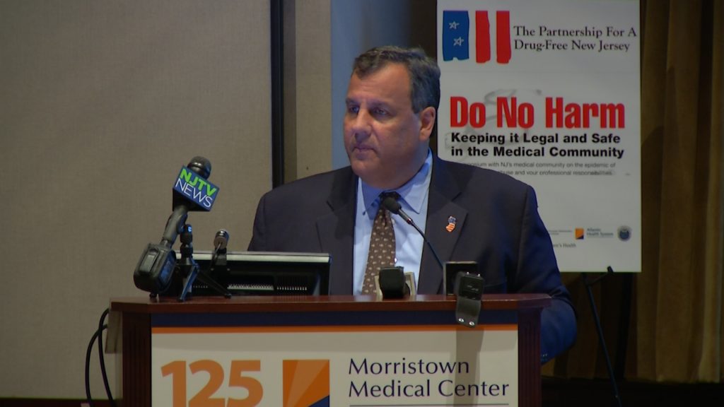 Christie discusses addiction with health care professionals in Morristown