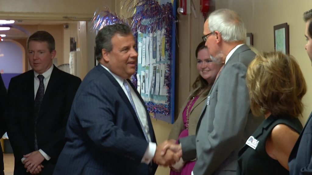 Christie visit to homeless shelter highlights new anti-opioid program