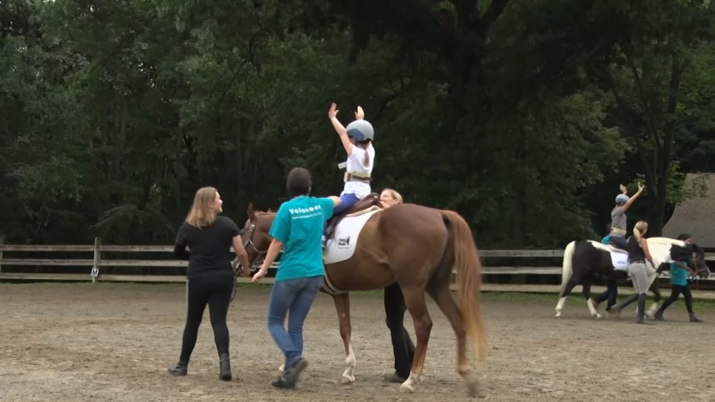 Horse therapy program benefits pediatric patients