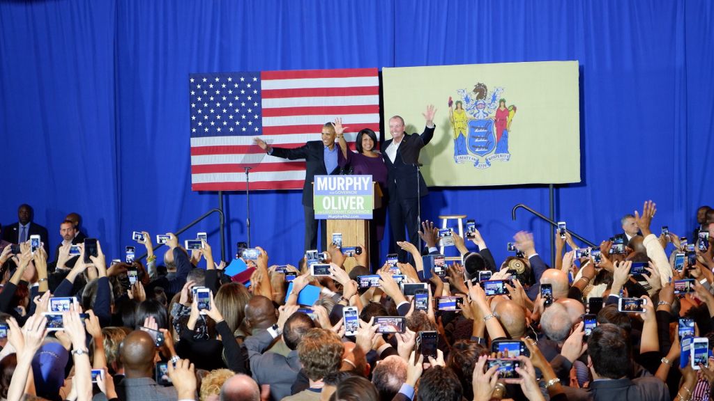 Former President Obama campaigns for Murphy