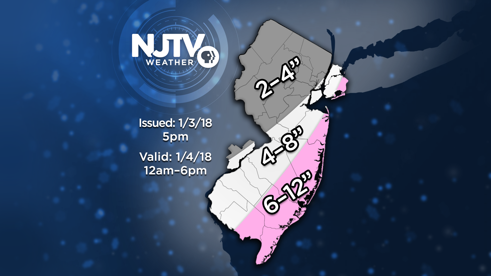 Parts of NJ under blizzard warning for powerful winter storm | Video ...