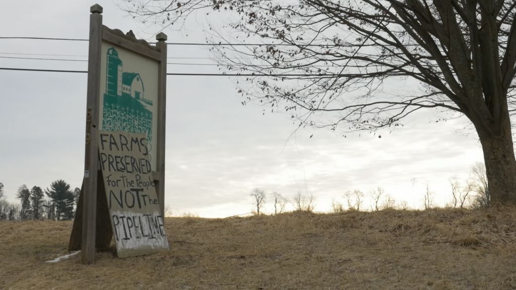 Farmers along proposed pipeline route fight eminent domain