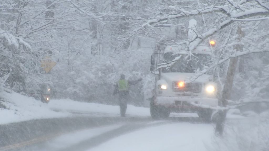 Amid storm, power outages persist from previous nor’easter