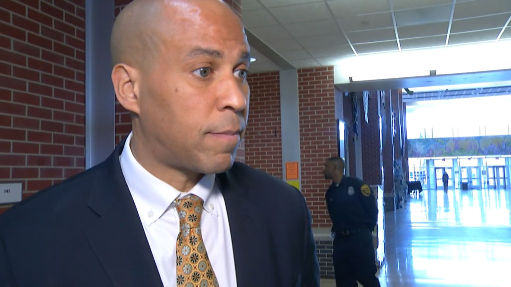 Booker discusses the importance of common sense gun safety