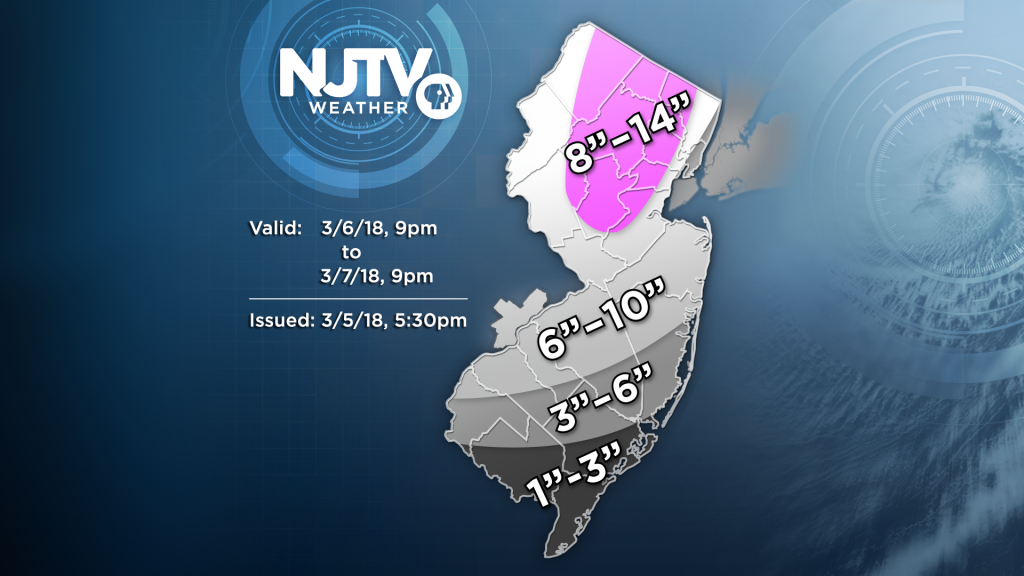 No rest for the weary, midweek nor’easter threatens New Jersey