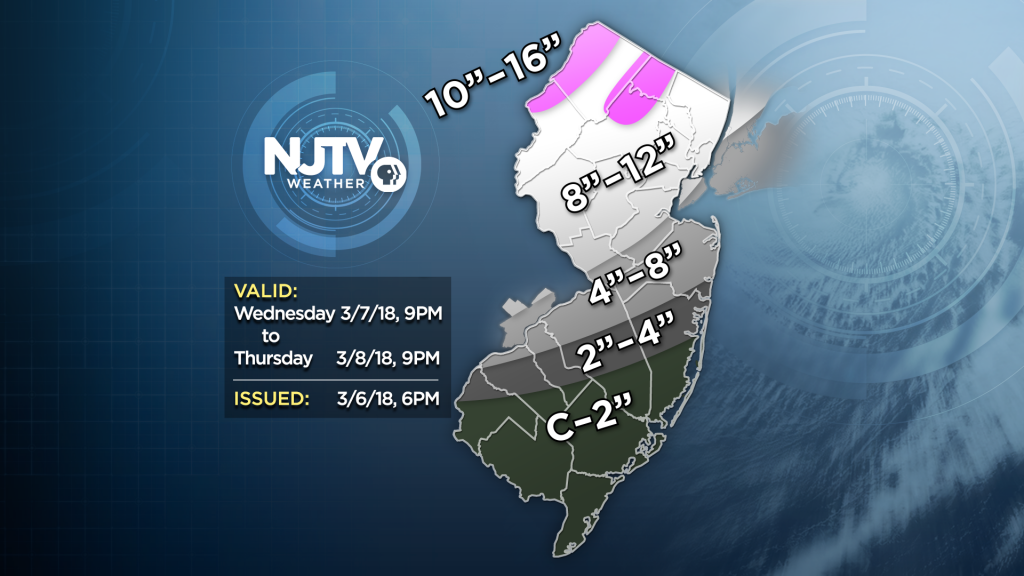 Nor’easter on the doorstop, major snow expected