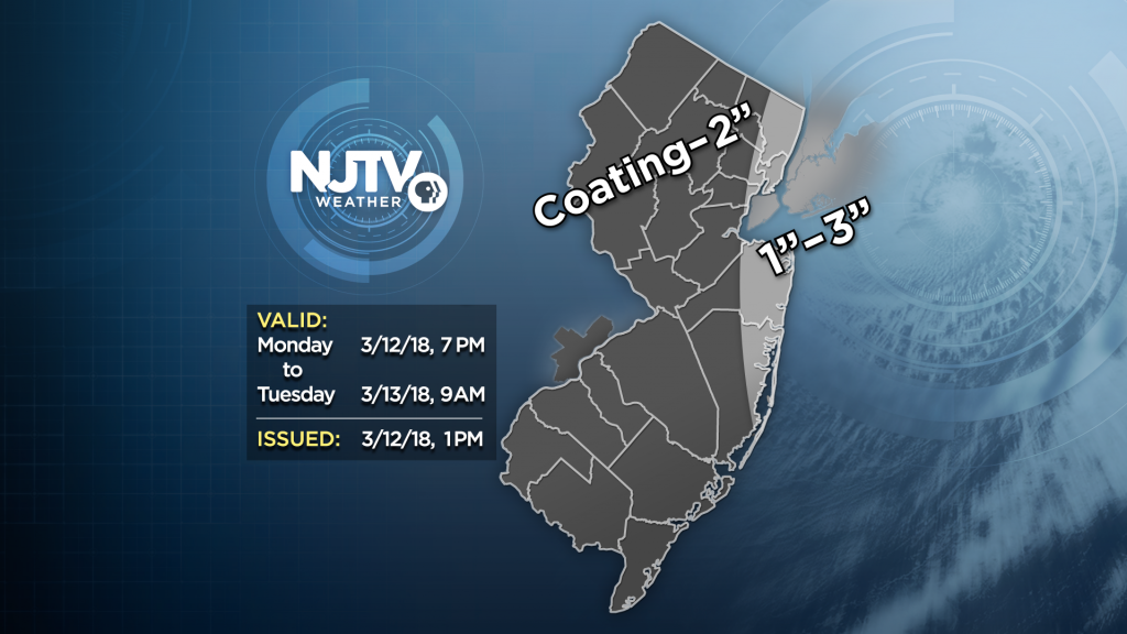 Another round of snow Monday night