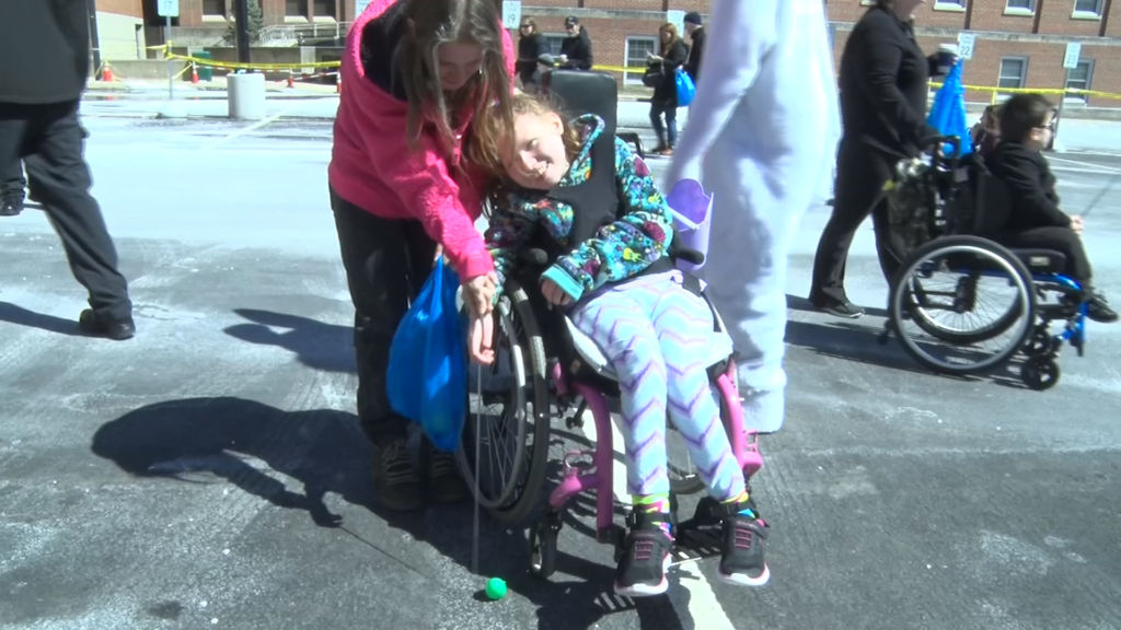 Easter Egg Hunt for special needs children hosted in Burlington County