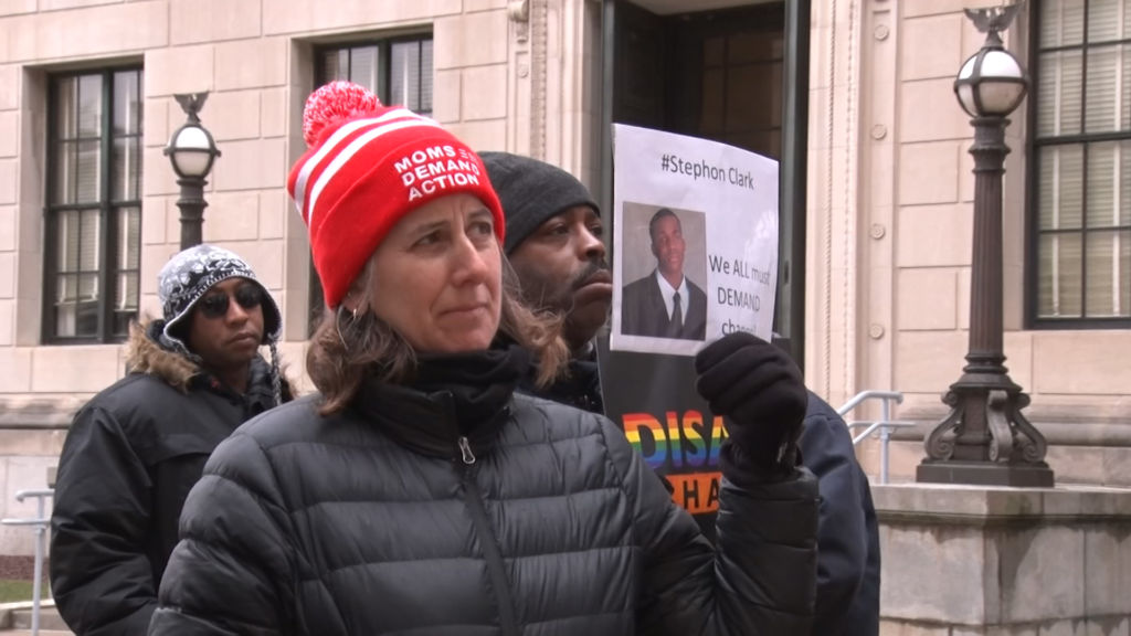 Dozens rally for gun law reform at State House