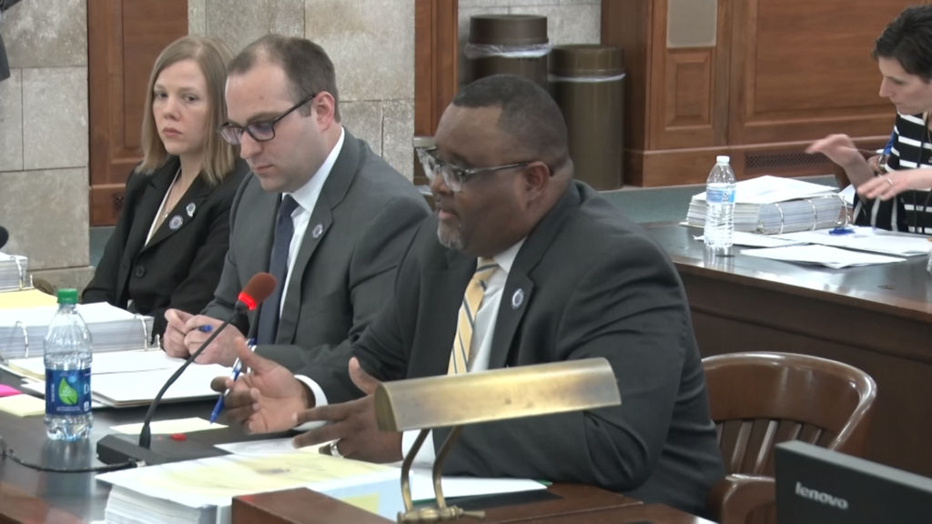 School funding and bail reform testimony at Senate Budget hearing