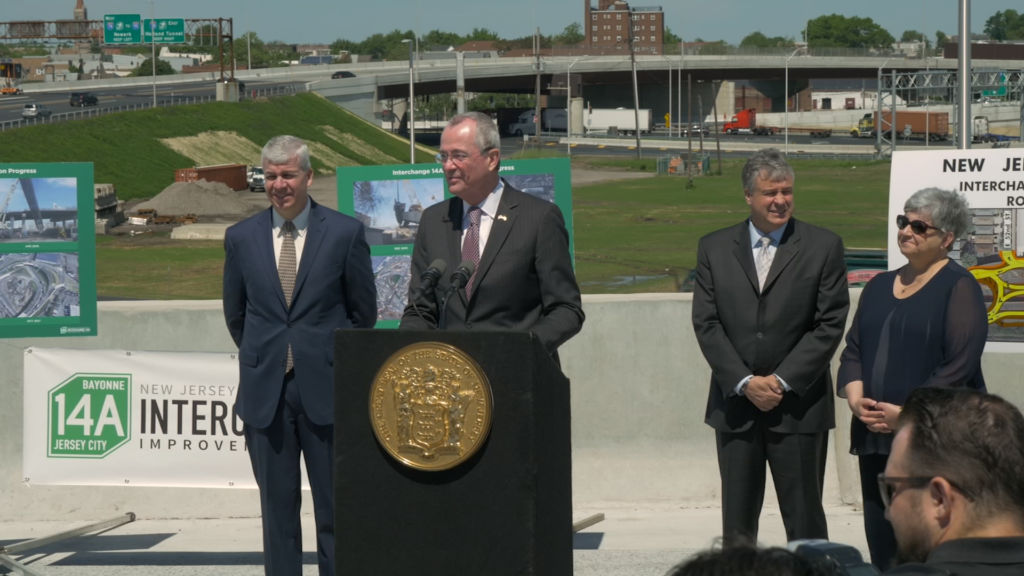 Even at Turnpike exchange opening, Murphy dogged by shutdown questions