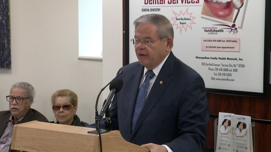 As tough general election kicks off, Menendez highlights health care gains