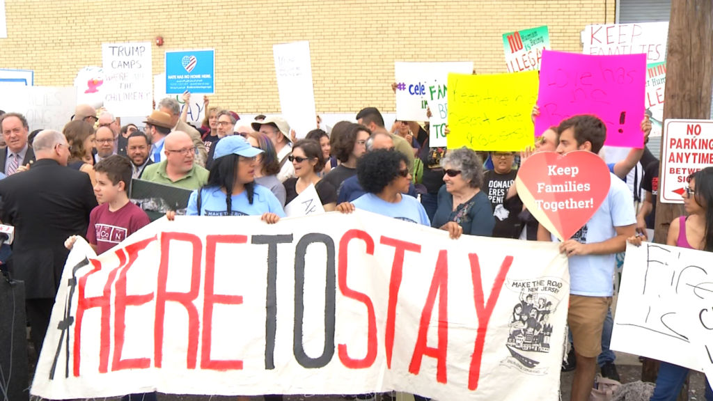 At detention center rally, family reunification left in question