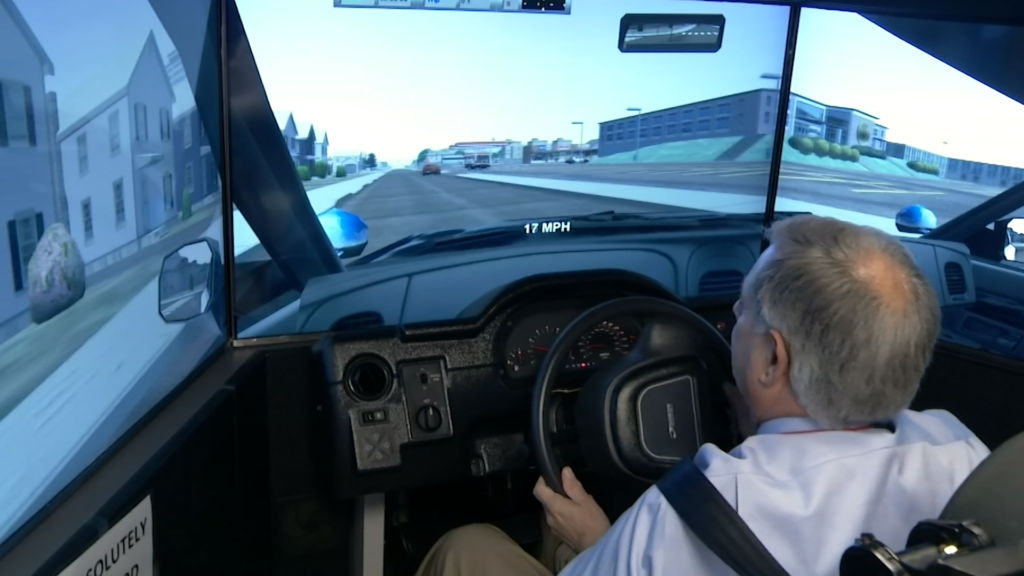 Driving simulator trains Bergen County personnel