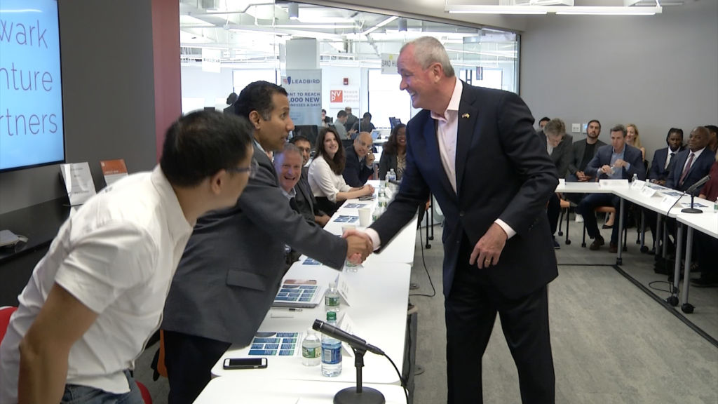 Murphy talks tech with startups in Newark, touting innovation economy