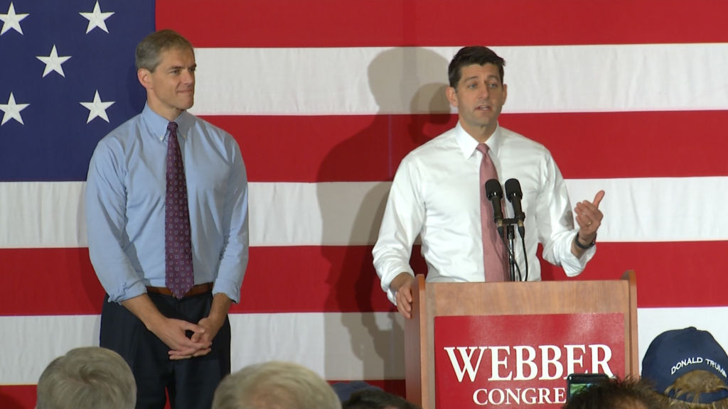 Paul Ryan stumps for Jay Webber in Whippany