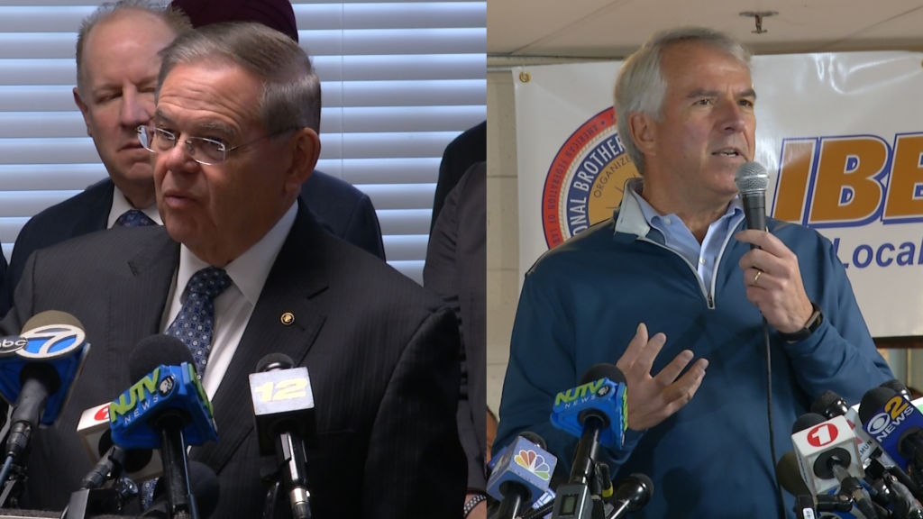 Menendez and Hugin crisscross the state ahead of Election Day