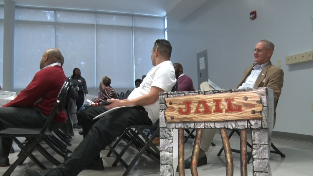Simulation shows criminal justice employees what life is like after prison