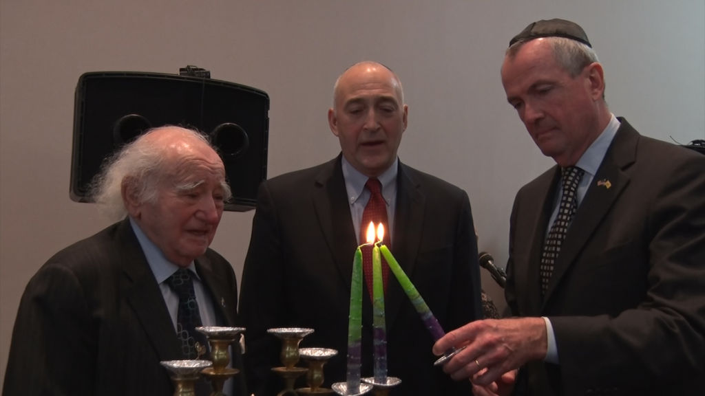 Holocaust survivors honored on the third night of Hanukkah