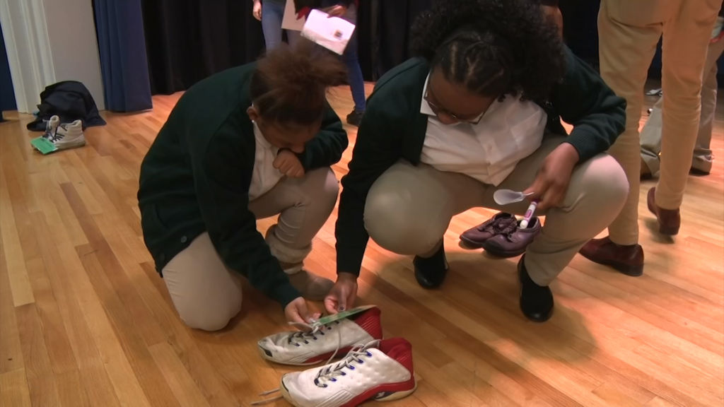 Shoe collection represents thousands of young people lost to gun violence