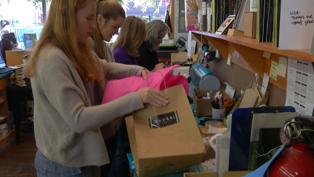 Last-minute holiday shoppers look for something special