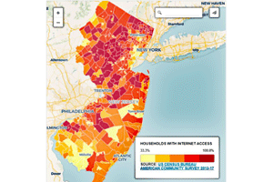 Interactive Map: Internet and Computer Access Across NJ Reflects a Digital Divide