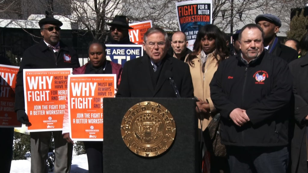 Menendez bill would improve pedestrian safety, protect transit operators
