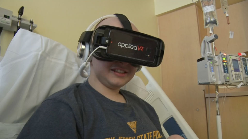 Virtual reality helps children’s hospital patients escape pain and anxiety