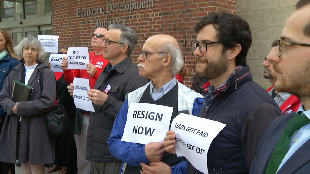 Activists call on Economic Development Authority board to resign