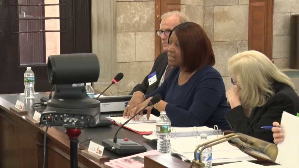 Oliver testifies to budget committee on how the state helps NJ cities