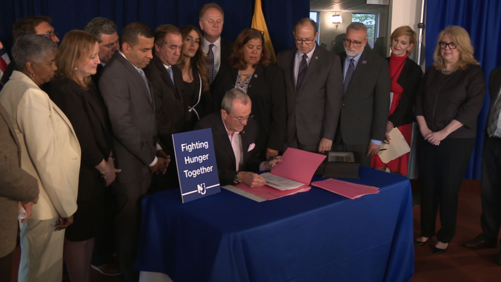 Murphy signs package of bills to fight hunger in New Jersey