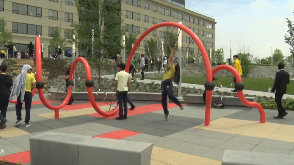 Newark cuts ribbon on park 15 years in the making