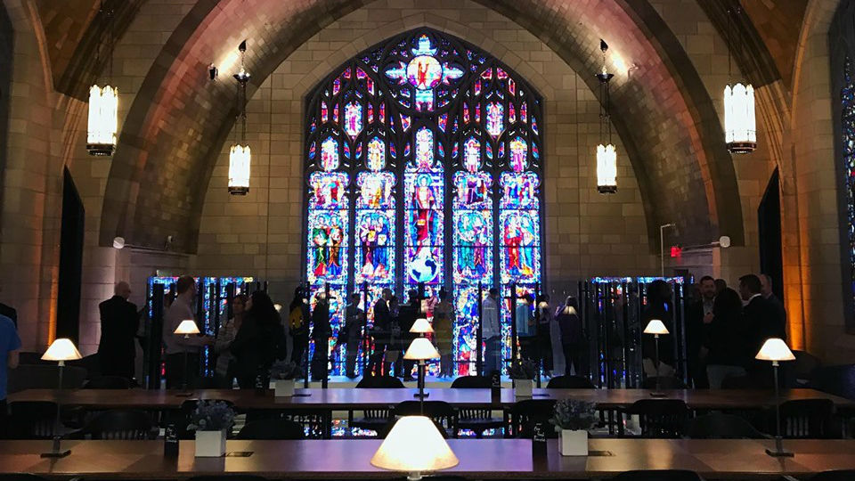 Abandoned church reborn as office space combining old, new