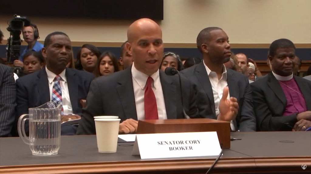 On Juneteenth, Booker testifies at House hearing on reparations