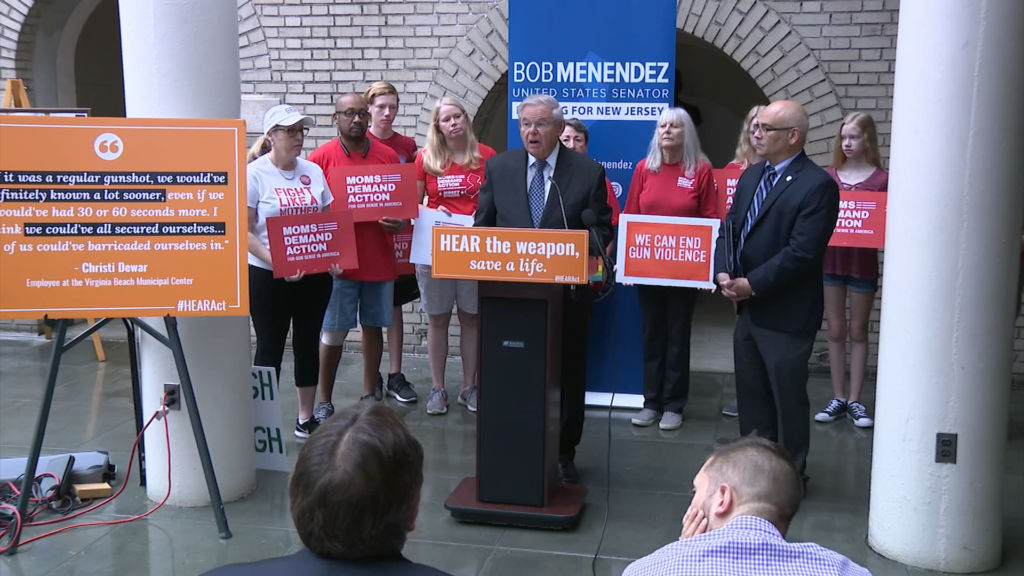 Menendez bill would ban gun silencers