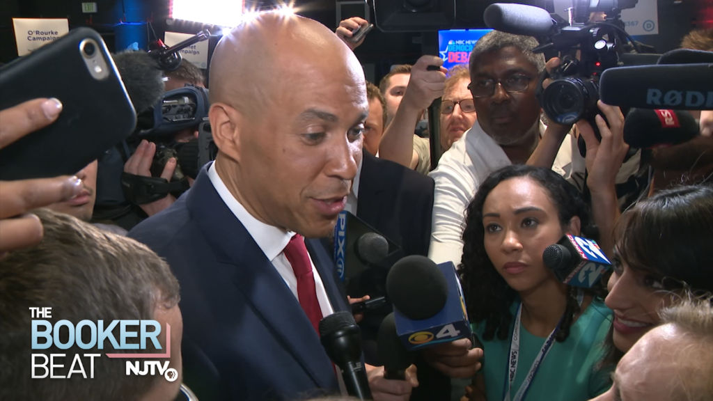 At the first Democratic debate, Booker makes inroads