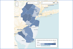 Interactive Map: New Jersey, Flush with Baby Boomers