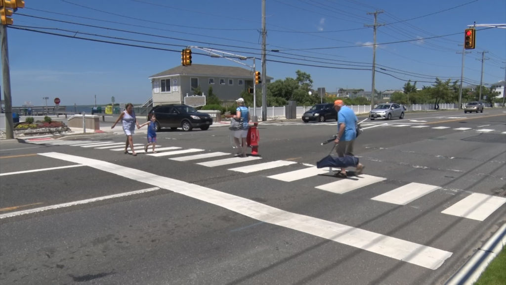 Pedestrian safety campaign kicks off down the shore