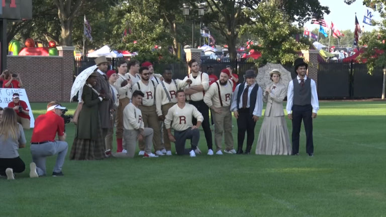 Rutgers throws it back to 1869, reenacting history’s first college football game