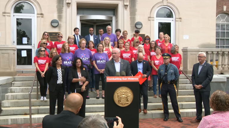 Murphy uses state pocketbook as weapon in gun safety campaign
