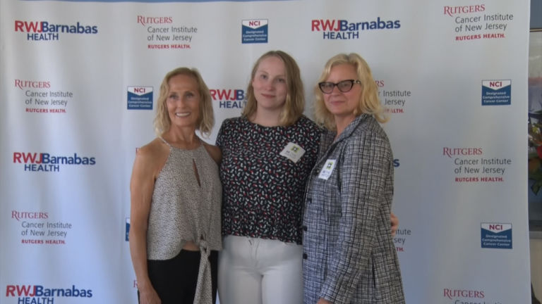 Stem cell recipient and donor meet to celebrate gift of life