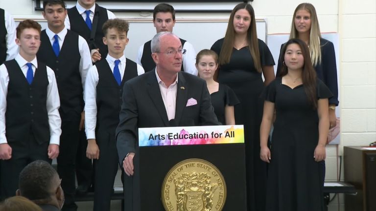 Governor comes to Paramus to mark milestone for arts education in NJ