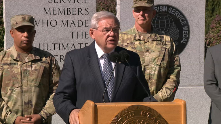 Menendez announces $41M for Picatinny Arsenal, takes aim at Trump