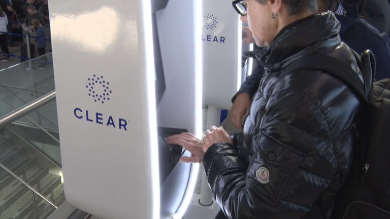 CLEAR biometric security screening debuts at Newark Airport