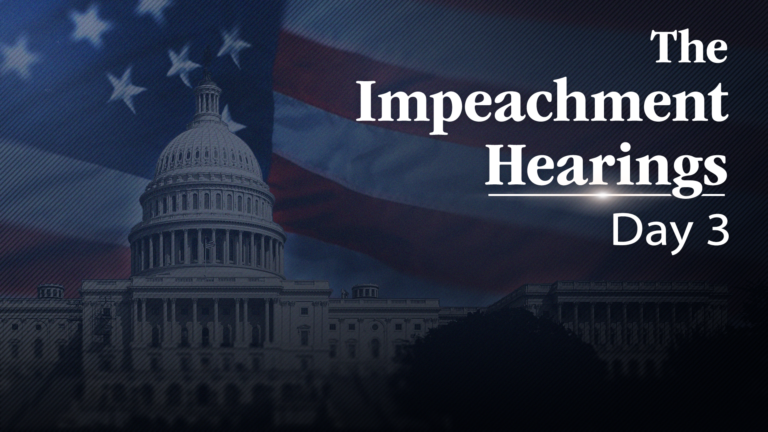 Witnesses to Trump’s Ukraine call testify in impeachment inquiry