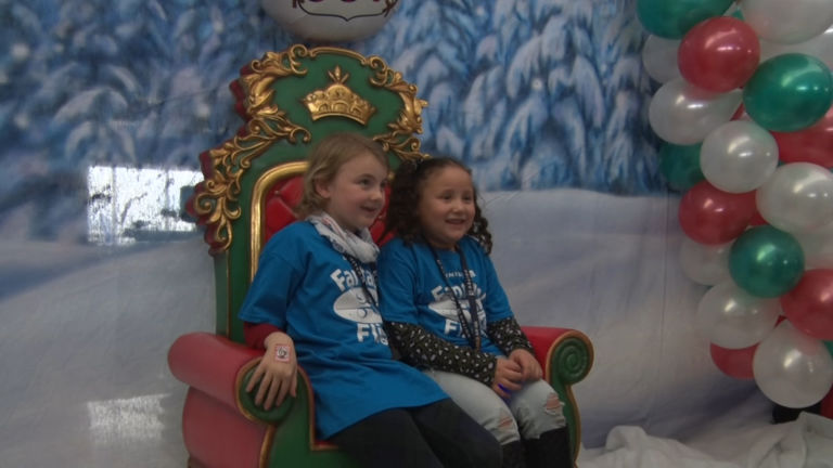 Kids from area hospitals take a flight to the ‘North Pole’