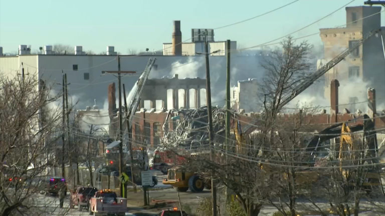 One year later, iconic Marcal paper plant rises from destructive fire